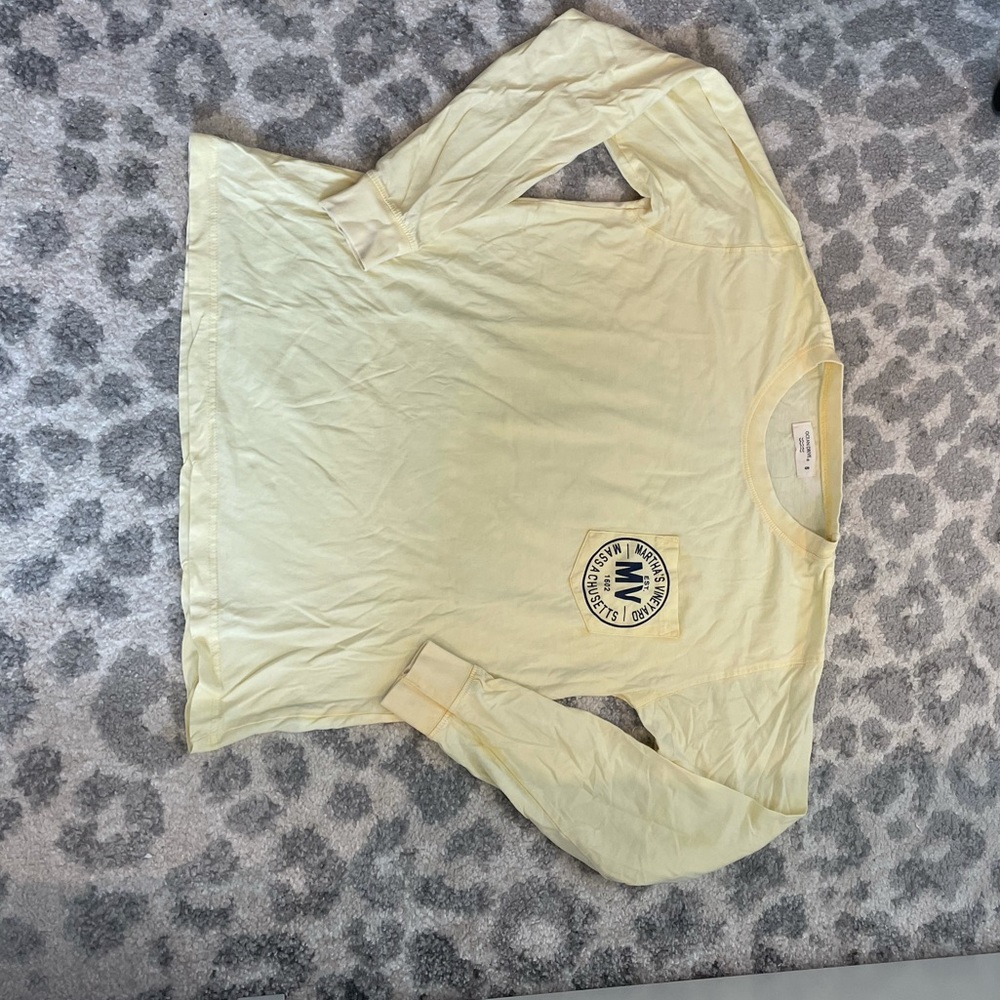 Yellow Martha’s Vineyard Long Sleeve T-shirt